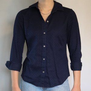 Nautica | Navy Fitted Button Down | 012